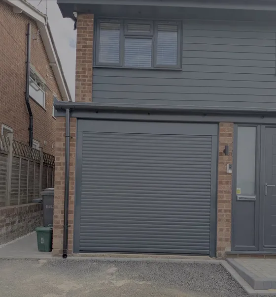 55mm roller garage door installed in Essex