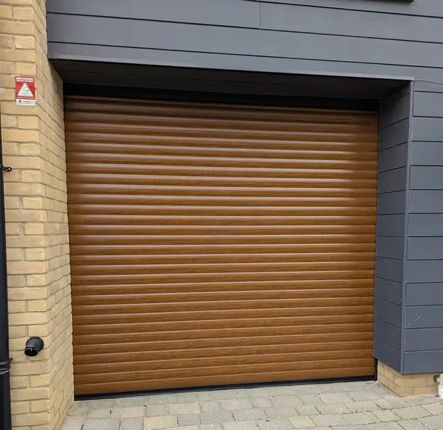 Roller garage door on a property near Colchester