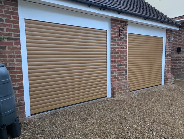 Roller garage door on a property near Epping