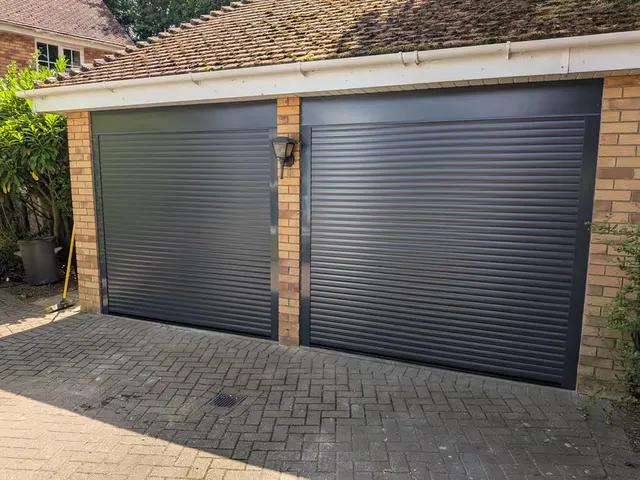 77mm heavy-duty roller garage door installed in Billericay