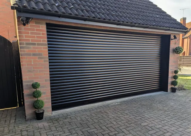 77mm heavy-duty roller garage door installed in Grays