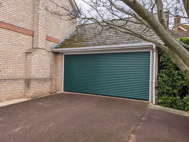 Roller garage doors installed on an Essex property