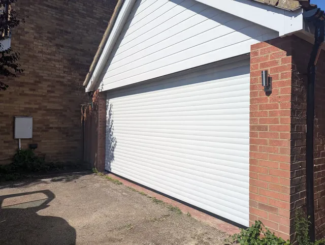 77mm heavy-duty roller garage door installed in Clacton-on-Sea