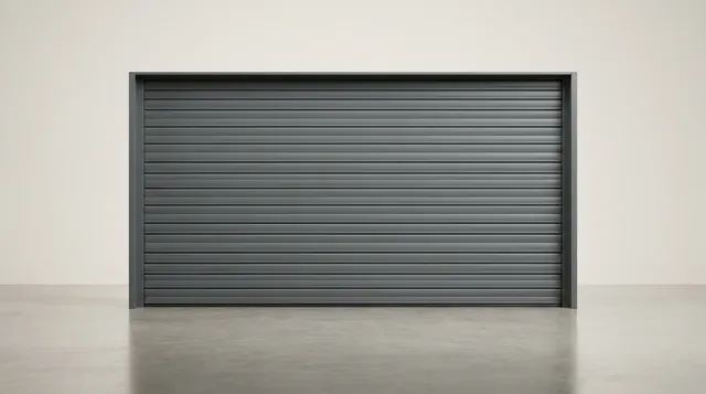 77mm roller shutter garage door package for a double garage