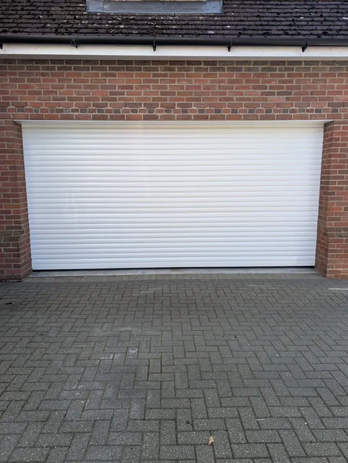 Smoothly operating Rollrite roller garage door after preventative maintenance